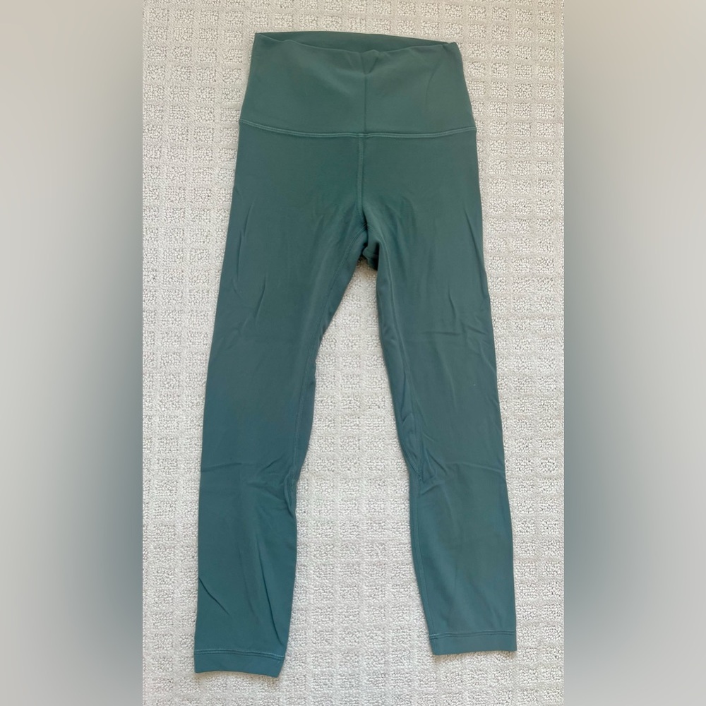 Lululemon Align High Rise Crop 23” Leggings Dark Forest Size 4 - Picture 5 of 7